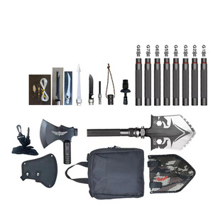 Bâton de randonnée tactique multifonctionnel, bâton de trekking, <span class=keywords><strong>canne</strong></span> de randonnée combinée, <span class=keywords><strong>ensemble</strong></span> de bâtons de camping en alliage d'aluminium - Product Image 2