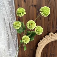 Arrangement floral artificiel de pivoines à 6 têtes en soie, réaliste, pour mariage, Saint-Valentin, remise de diplôme, décoration intérieure, décoration d'événements