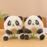 Jouets en peluche panda anime de haute qualité, 8 pouces, en coton PP, anti-stress, Kawaii, pour machines à griffes
