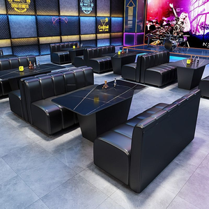 Bar à manger bar Table-chaise Ensembles Pub Salle privée Canapés KTV Table basse Combinaisons U/L En forme, mural pour les salons - Product Image 4