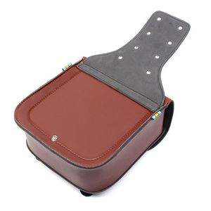 Sac de moto en cuir, sacoches latérales 2 pièces pour Harley <span class=keywords><strong>Sportster</strong></span> XL 883 XL <span class=keywords><strong>1200</strong></span>, sac à outils latéral, bagages, alforjas para moto, sacoches latérales - Product Image 4