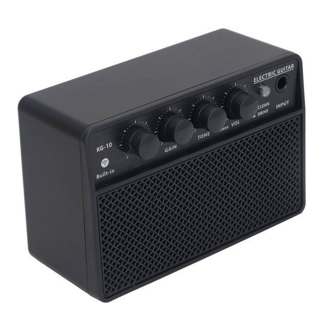Electric Guitar Amp Kit Mini Portable Rechargeable Plastic 10W for Daily Practice