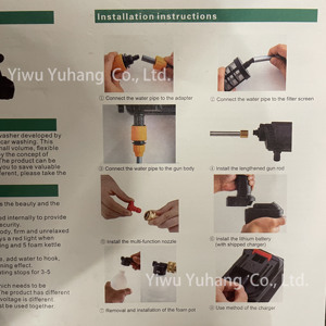 Machine à laver de voiture à haute pression pistolet à eau pistolet <span class=keywords><strong>lave</strong></span>-auto batterie <span class=keywords><strong>sans</strong></span> <span class=keywords><strong>fil</strong></span> Portable laveuse de voiture à haute pression pour jardin - Product Image 5