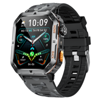 Nuevo Reloj Inteligente con Batería Grande de 1000 mAh, Pantalla IPS de 2.01 Pulgadas, Resistente al Agua 3ATM, Linterna Deportiva para Exteriores, Llamadas por BT, Reloj Inteligente MT62 2026