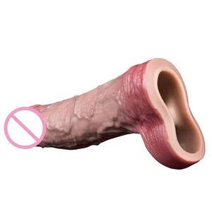 Funda Vibradora Realista para Pene con Anillo de Silicona Suave, Vibración en la Glándula, Estimulador de Punto G y Clítoris, Juguetes Sexuales para Hombres Mayores de 18 Años - Product Image 3