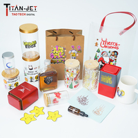 Autocollant adhésif transparent personnalisé, logo de marque personnalisé, impression par transfert UV, décalcomanies en vinyle, étiquettes d'emballage