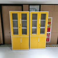 Armoire de classement en acier laminé à froid, idéale pour le bureau à domicile et la salle de sport, une armoire de rangement de documents écologique