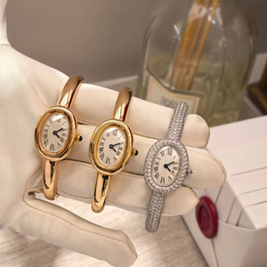 Montre à quartz de luxe pour femme, style designer vintage, bracelet, cadran à chiffres arabes, résistante à l'eau, qualité 5A, vente en gros - Product Image 6
