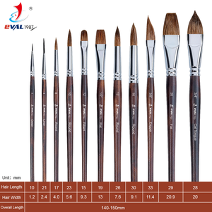Set di <span class=keywords><strong>Pennelli</strong></span> Professionali <span class=keywords><strong>per</strong></span> Artisti 11 Pezzi con Manico in Legno e Setole Sintetiche <span class=keywords><strong>per</strong></span> <span class=keywords><strong>Acquerello</strong></span> e Forniture Artistiche - Product Image 6