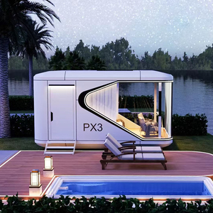 Maison préfabriquée de luxe Space Capsule Camping Tiny Homes Maison modulaire en conteneur à vendre - Product Image 2