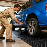 Cric à ciseaux de qualité professionnelle avec poignée en acier au carbone pour cric de voiture pour ateliers de réparation automobile