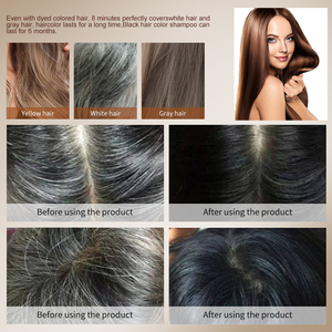 UUKKG Crème Colorante Capillaire Grise à Action Rapide en Gros, Version Améliorée pour Hommes et Femmes – Coloration Capillaire Rapide et Tendance - Product Image 5