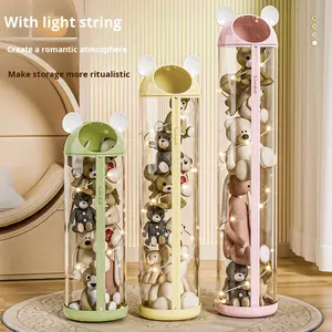 زيبيريد واضحة كبيرة للأطفال تقنيات حقن منظم لعبة مستطيلي ممتاز قابل للطي - Product Image 3