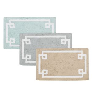 Tapis de bain en coton tufté DB 24x40 pouces avec envers en caoutchouc souple, style rectangulaire moderne - Product Image 5