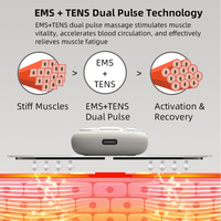 Mini Patch de Massage Électrique Multifonctionnel pour le Cou et les Épaules, Masseur Cervical, Dorsal et des Bras, Télécommande Sans Fil pour Usage Domestique
