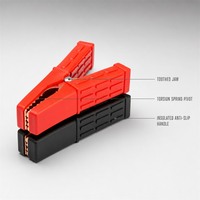 Pince crocodile 500A en cuivre plaqué fer, robuste, isolée, pour câble de démarrage de batterie de voiture