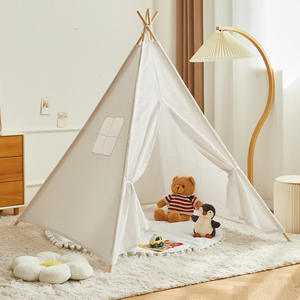 Tienda de campaña <span class=keywords><strong>tipi</strong></span> india de tamaño personalizado, de tela de algodón, plegable, de 4 postes, para niños, tipo pop-up, suave, para juegos en interiores y exteriores, unisex - Product Image 2