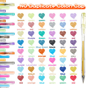 Stylo <span class=keywords><strong>gel</strong></span> pailleté couleur unie U+ pour étudiants, bureau, école, peinture, prise de notes, fluorescent spécial, anti-décoloration, non toxique, vente en gros - Product Image 2