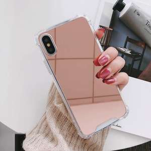 Sang trọng Mạ TPU Gương Điện Thoại Trường Hợp Bìa Cho iPhone Xs Max Silicon Trường Hợp - Product Image 3