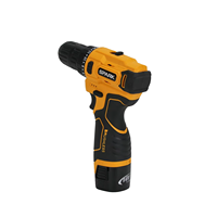 Perceuse sans fil 12V sans balais avec mandrin auto-serrant, 2 batteries, OEM disponible, couple max. 45 N.m, diamètre de perçage 10 mm