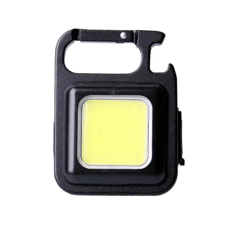 Multifunctional Mini COB Led Keychain Light USB Rechargeable Emergency Lamp Portable Magnetic opener Outdoor Camping Lights