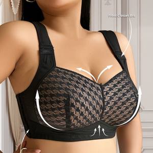 <span class=keywords><strong>Soutien</strong></span>-<span class=keywords><strong>gorge</strong></span> de <span class=keywords><strong>sport</strong></span> sans armatures grande taille, sculptant, réglable, à maintien élevé, 100 % nylon - Product Image 4