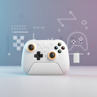 Manette de jeu sans fil 8BitDo Ultimate 2 avec moteur de vibration pour jeux Windows/Android, joysticks TMR, effet Hall commutable