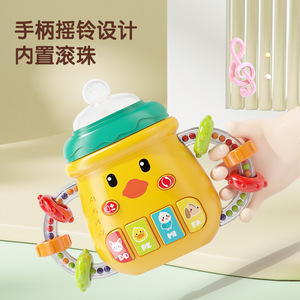 Juguetes Educativos para Bebés de 18 Meses o Más, Mordedor de Silicona Suave, Biberón Musical, Máquina de Cuentos, Chupete, Juguetes Vocales Relajantes para Bebés - Product Image 5