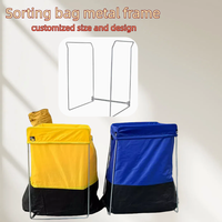 Le sac de tri en toile à code couleur simplifie la classification des déchets ménagers
