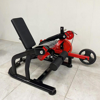 Machine d'extension des jambes à ceinture fixe, à charge libre, pour quadriceps assis, avec angle de dossier réglable, usage commercial pour salle de sport
