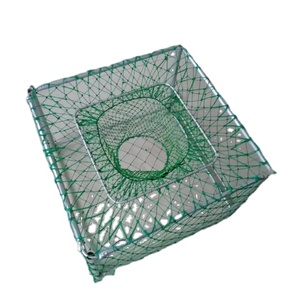 Piège pliant de stockage de poissons de qualité supérieure pots de crabe pièges à crabe bleu aquaculture pièges à homard pour crevettes - Product Image 3