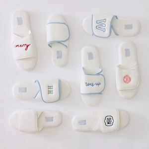 <span class=keywords><strong>Pantofole</strong></span> da Casa per Donne <span class=keywords><strong>con</strong></span> Ricamo Personalizzato, Cinturino in <span class=keywords><strong>Velcro</strong></span> Regolabile, Comfort Extra, Ciabatte Regolabili - Product Image 6