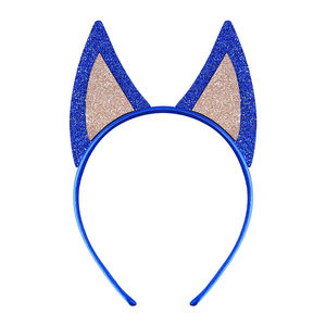 Vente en gros Blueys <span class=keywords><strong>et</strong></span> <span class=keywords><strong>bingo</strong></span> famille accessoire <span class=keywords><strong>dessin</strong></span> <span class=keywords><strong>animé</strong></span> paillettes Blueys chien oreilles bandeaux avec lunettes pour enfants fête Cosplay - Product Image 5