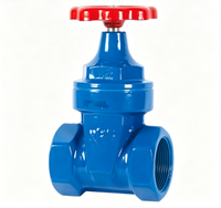 Vanne de régulation manuelle filetée à joint souple, type verrouillable avec entrée pour compteur en option, PN16, OEM disponible, 1/2"~4" pour l'alimentation en eau