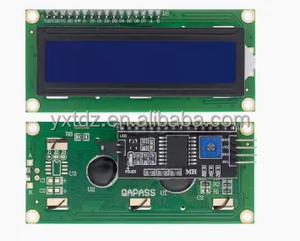 Módulo de Pantalla LCD 1602A 5V I2C IIC, Pantalla Azul con Caracteres Blancos, Retroiluminación Verde/Amarilla Opcional, Pantalla LCD 16x2 - Product Image 2