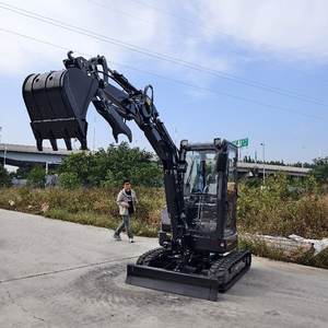 Gratis Verzending 2.5 Ton Minigraafmachine Met Dieselmotor Krachtige Graafmachines Bagger - Product Image 1