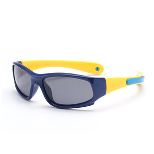 Gafas de sol ajustables flexibles de silicona para niños, gafas de sol polarizadas para deportes de ciclismo al aire libre para bebés y niños pequeños con correa - Product Image 3
