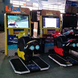 32 inch LCD duy nhất manx TT xe đạp đồng tiền hoạt động lái xe Mô phỏng trò chơi Arcade Máy đua mô phỏng 1 năm bảo hành - Product Image 6