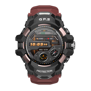 Montre connectée GPS AMOLED 1,43 pouces avec fonction appel, fréquence cardiaque, pression artérielle pour hommes, sport en plein air - Product Image 3