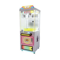 Mini machine à griffes compacte de type arcade, avec système de paiement sans espèces par QR, pour attrape-poupées, bonbons, cadeaux et boîtes de récompenses