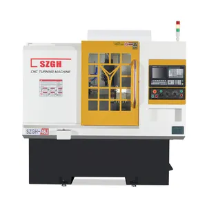 SZGH Turning Center Metal Lathe And Milling Machine 46Y High Precision High Speed Inclined Bed Mini Cnc Lathe Machine Wholesale