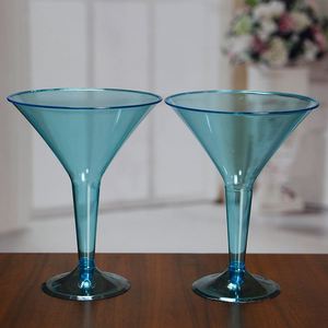Copa de cóctel desechable de plástico PS transparente para margarita/martini, tipo copa dividida - Product Image 4