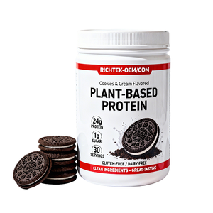 Nueva Muestra Gratuita de Proteína Vegana Natural de Buena Calidad que Proporciona Energía, 10-19 g de Proteína por Porción, Crecimiento Muscular, Marca Privada - Product Image 1