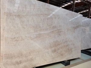 Vente chaude, dalle de marbre Taj Mahal personnalisée de luxe, plan de travail et dessus d'îlot, dalle de pierre naturelle, carrelage en marbre Taj Mahal - Product Image 2