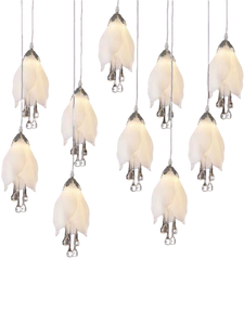 Lampadaire élégant à 3 têtes, fleur de thé, lumière de plomb de route, décoration de plafond de scène de mariage, plomb de route à Led pour la fête - Product Image 6