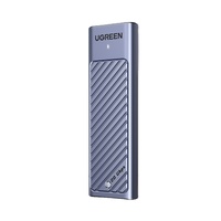 Boîtier SSD UGREEN M2 20 Gbit/s USB 3.2 Gen2 USB-C, adaptateur externe NVMe SATA M.2 SSD avec clés M B&M, étui et sac pour disque dur