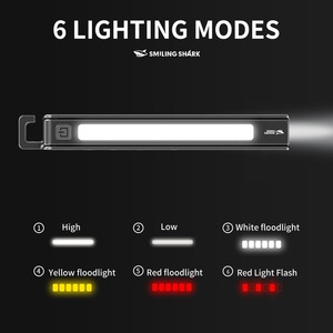 Portable <b>Led</b> <b>Work</b> <b>Light</b> <b>Rechargeable</b> Battery Aluminum Alloy Body With Strong Magnet For Outdoor Use - Product Image 5