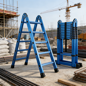 Aluminum Alloy Modern <strong>Telescopic</strong> <strong>Ladder</strong> Thickened Folding <strong>Ladder</strong> Multifunctional Lifting Engineering <strong>Ladder</strong> 150kg Load Capacity - Product Image 5