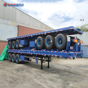 משלוח של גרורים שטוחים למשאיות סמי-טריילר באורך 40 רגל, 2-3 סרנים - Product Image 3