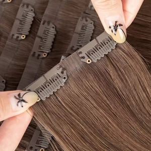 <span class=keywords><strong>Extensiones</strong></span> <span class=keywords><strong>de</strong></span> Cabello con Clip Luxsea Sin Enredos, <span class=keywords><strong>Extensiones</strong></span> <span class=keywords><strong>de</strong></span> Cabello con <span class=keywords><strong>Hilo</strong></span> <span class=keywords><strong>Invisible</strong></span>, <span class=keywords><strong>Hilo</strong></span> Elástico, <span class=keywords><strong>Extensiones</strong></span> <span class=keywords><strong>de</strong></span> Cabello Humano - Product Image 4